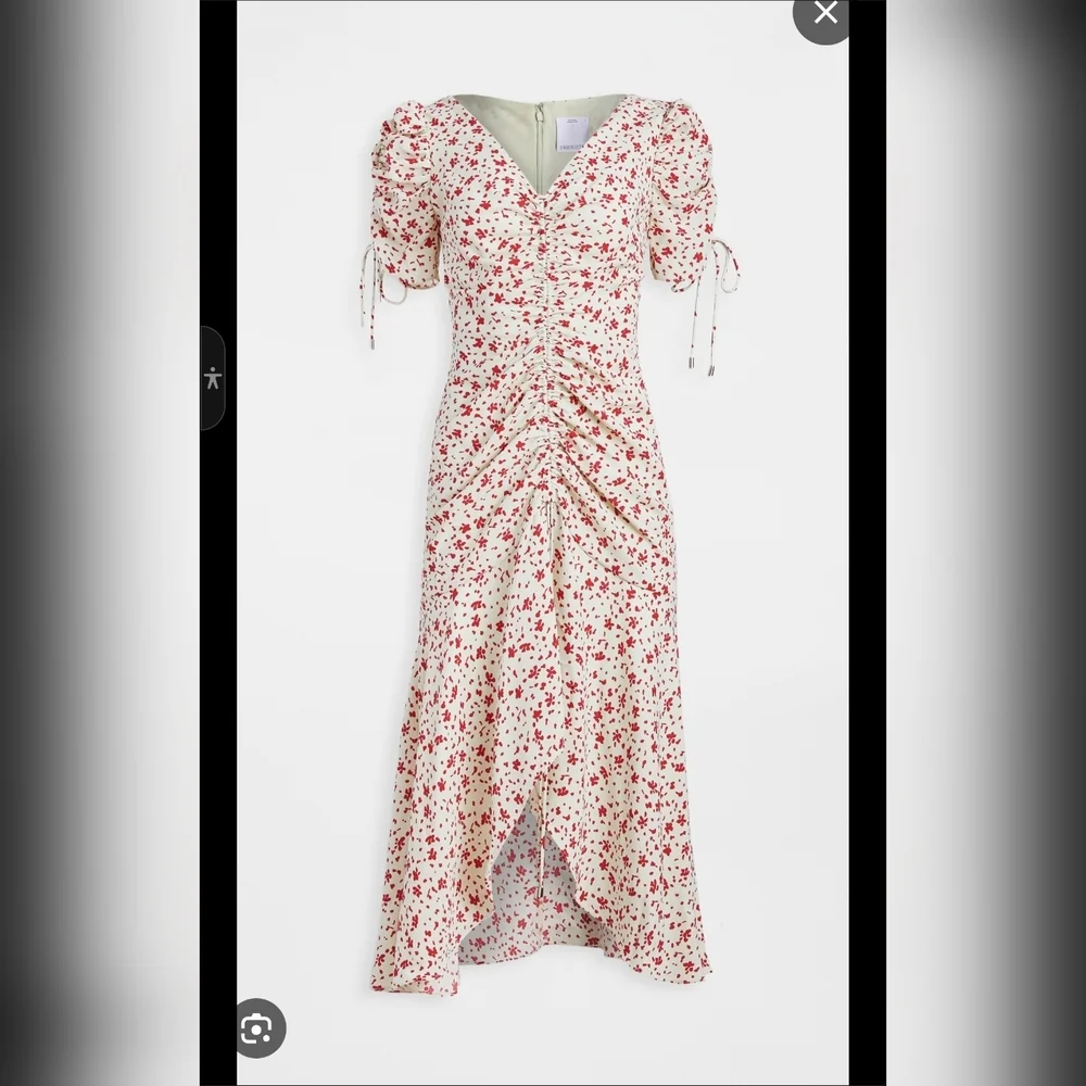 C/MEO Collective Red and Cream Puff Sleeve Sundress - Picture 2 of 16